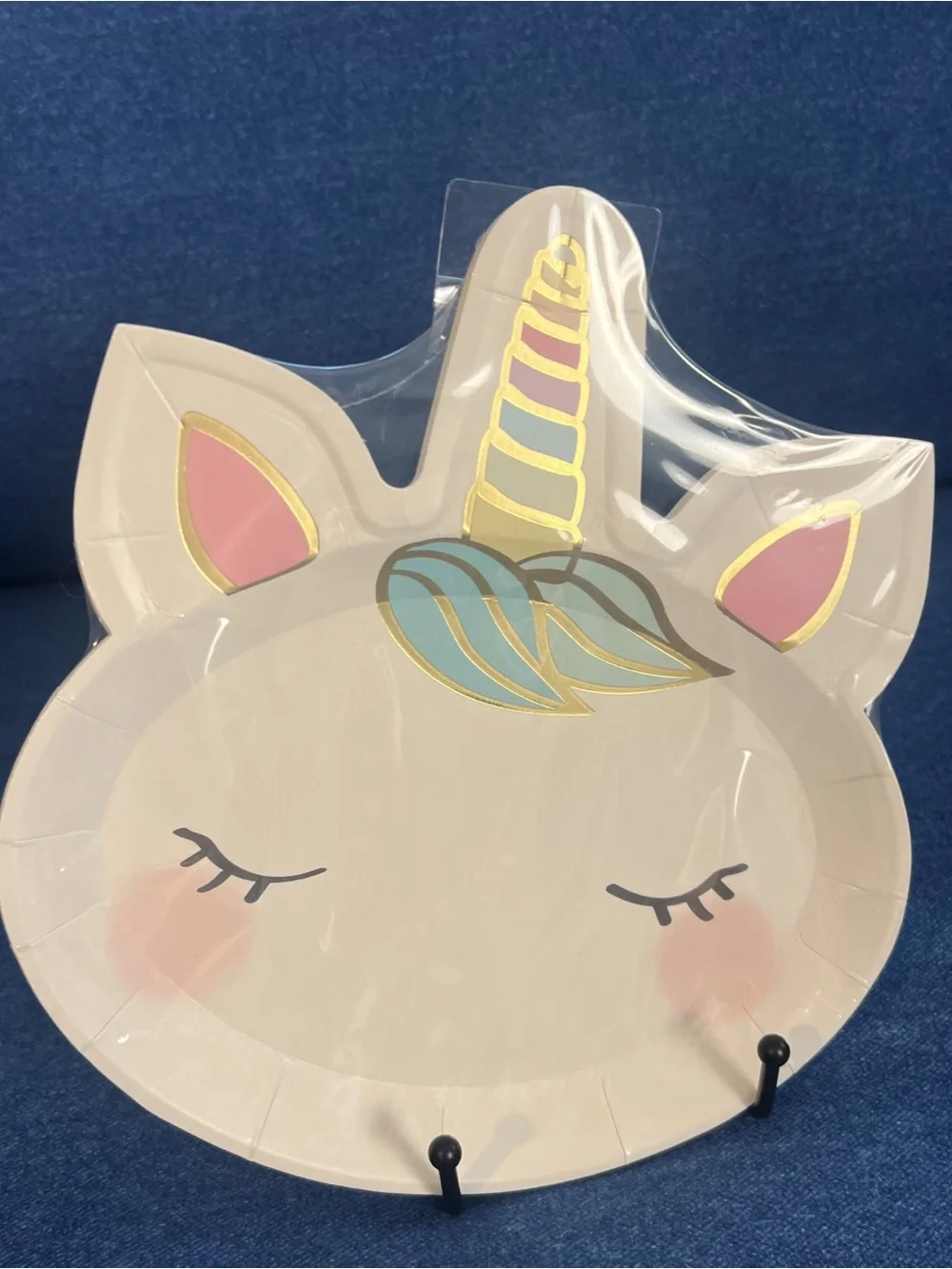 NWT Boutique Item Pink Unicorn Party Plates - 8 plates per package